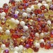 3.4mm Golden Grains Mix Miyuki Glass Teardrop Beads 10 Grams