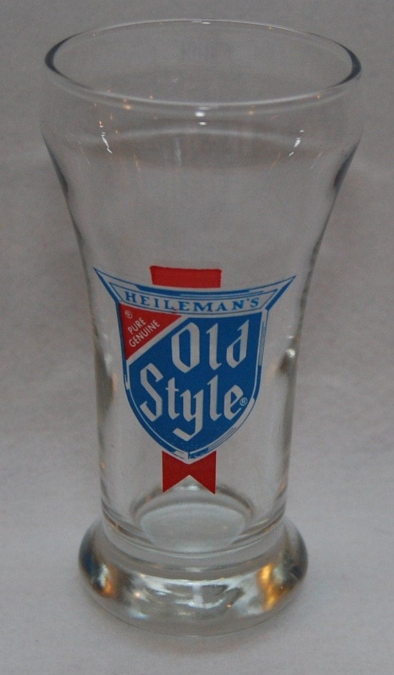 Vintage Heilemans OLD STYLE shorty beer glass