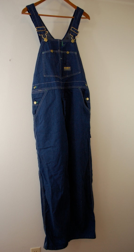 Vintage OSHKOSH B'GOSH Overalls UNION made Sanforized 36 x