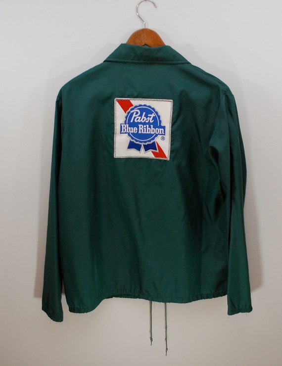 Vintage PABST BLUE RIBBON Windbreaker Jacket Sz. Large