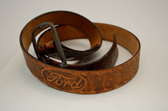ford leather belt