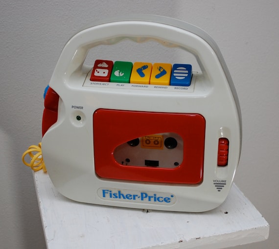 Vintage FISHER PRICE Kids Singalong Tape Recorder works