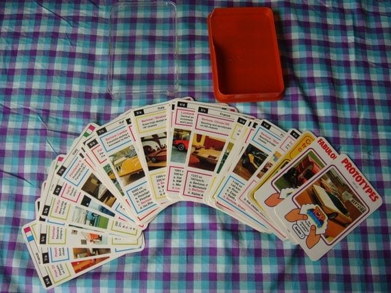 1970s Top Trumps Trading Cards Car Trading Cards