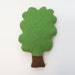 Lambswool Tweed Tree Cushion - Made to order