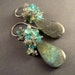 Labradorite and Apatite Gemstones Earrings