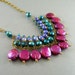 Colorful Pearl Bib Necklace - American Cancer Society Donation