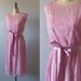 1970s pink lace dress - cute garden wedding party dress extra small