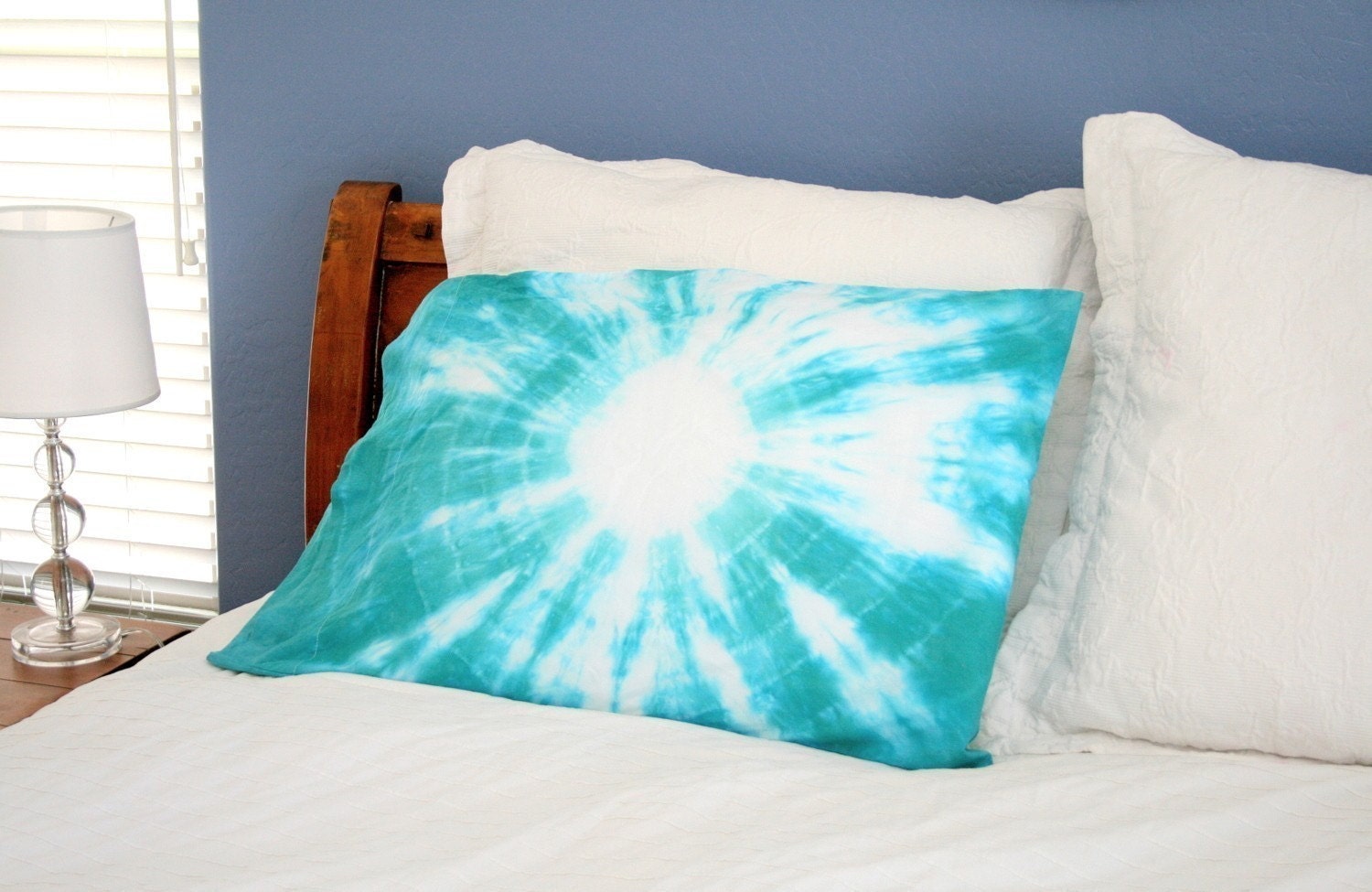 Tie Dye Pillow Case 1qty PICK A COLOR Bulls Eye Tie Dyed