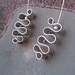 Ribbon earrings