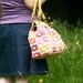 SALE Camera Bag for your DSLR - geo-floral w\/carmel topping