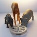Vintage Play Animals - Stampede - Wild Boar, Farm Pig, Horse, wagon wheel - Plastic/Rubber Animal Figures