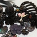 oh Black Betty Bam bah Ram - Black Crafting Fun Pack Assortment - Sequins, Beads, Baubles, embellishments, Buttons (50)