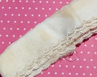 Antique Lace Vintage Lace Trim Aged Scalloped Lace Trim