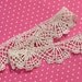 Vintage Lace Trim Bobbin Lace Ecru Cotton Lace