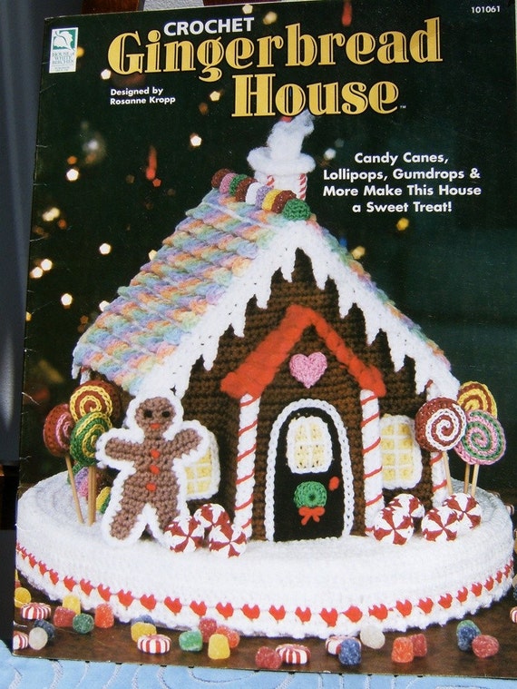 Gingerbread House Pattern Book | gingerbread house crochet pattern book booklet christmas Gingerbread House Pattern Book | gingerbread house crochet pattern book booklet christmas