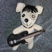RESERVED FOR MARYANN - Guitar dog plush stuffed animal toy