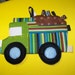 Dump Truck Patchwork Crinkle Taggie Toy pdf Pattern and Tutorial