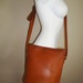 vintage coach leather brown authentic distressed bucket shoulder handbag