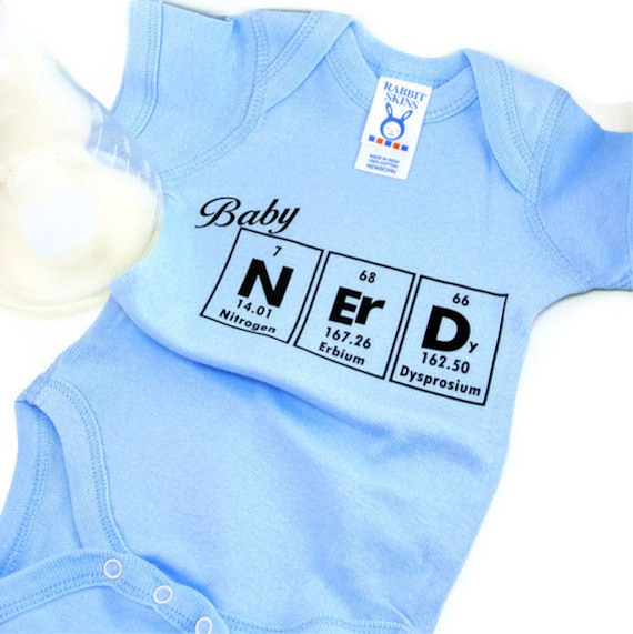 Baby Clothes Periodic Table Science bodysuit Blue