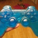 Blue Sony Playstation video game controller soap, berry fruit scented