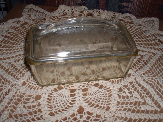 Vintage Westinghouse Glass Bread Refrigerator Bread loaf Pan