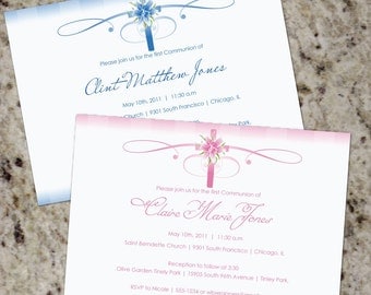 Elegant Communion Invitations 10