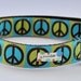 Custom Dog Collar - Peace Out