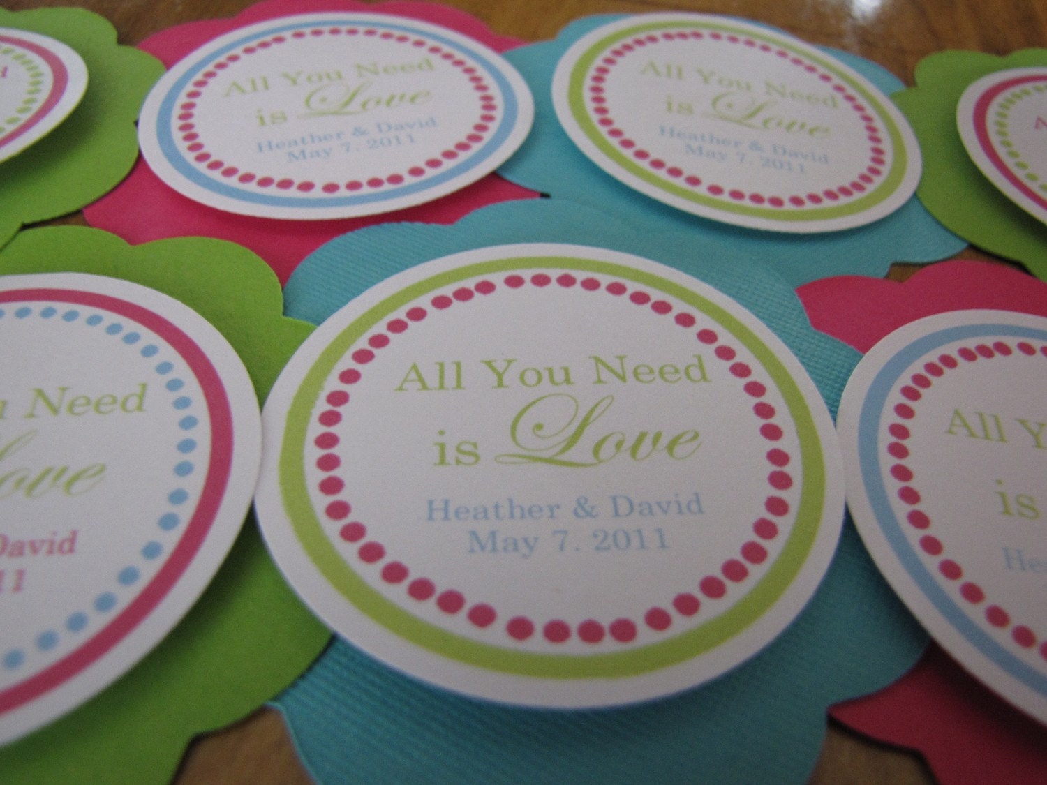 Bachelorette or bridal shower Gift Tags You Choose by designgirl16