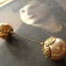 Beautiful Filigree Pearl Hat Pin