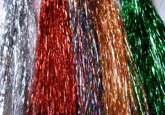 items similar to 40 strands sparkling tinsel for feather items similar to 40 strands sparkling tinsel for feather