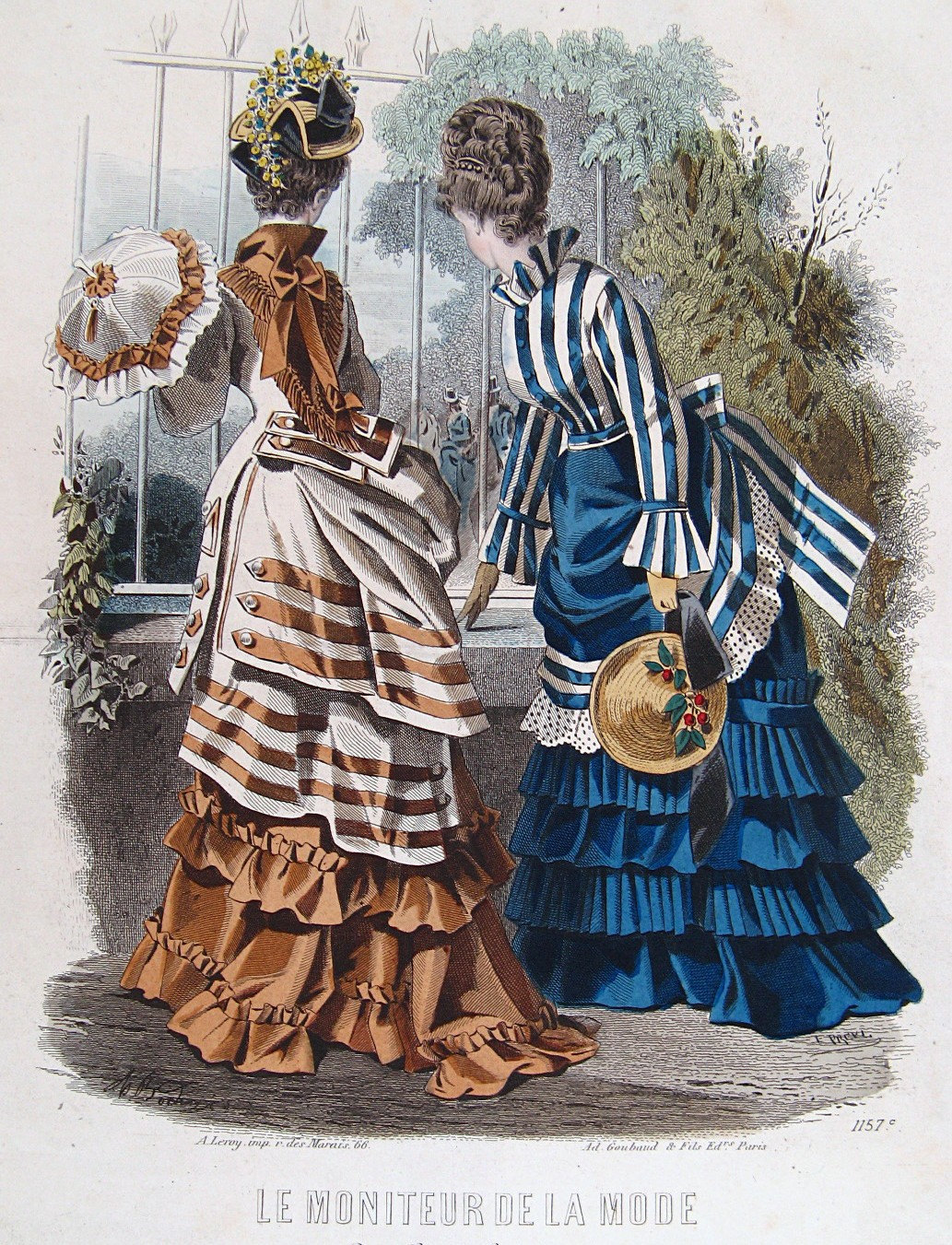 Large FRANCE French PARIS 1800s VINTAGE Antique VICTORIAN