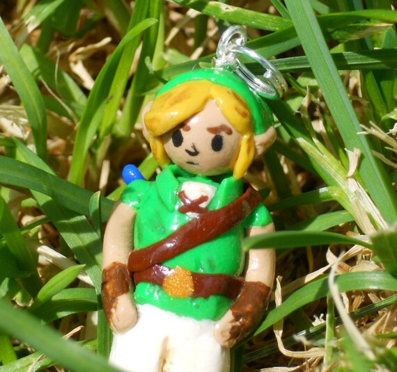 Link Legend of Zelda Polymer Clay Charm SALE WEEKEND