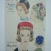 1960's Vogue Sally Victor Hat Pattern 5352