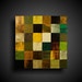 Wall Art. Abstract Painting. 25% OFF Sale. Modern Art. Original. Contemporary Painting. Huge. 24 x 24. Green gold brown