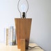 arts and crafts period lamp, vintage table lamp