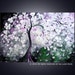 Spring SALE Original Modern Tree Flowers Painting on Large Canvas MAGIC BLOSSOM by Luiza Vizoli