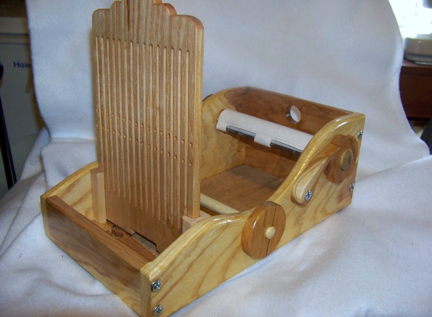 Box Tape Loom for Inkle Weaving by macbow54 on Etsy