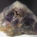 Rainbow Fluorite, Green and Purple layer stripe display specimen, Crystal stone