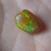 Welo Opal - Ethiopian Opal - Red fire opal - 6 carats - Tumbled polished - wire wrap or cabbing material - natural raw rough - Fire opal