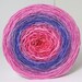 Sock Garden Party Cake - Hand Painted Tonal Yarn - Pinks and Purples