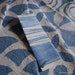 Hemp and Silk Fabric Bundle Hand Dyed in Powder Denim Blue