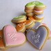 Valentines Day CONVERSATION HEART Sugar Cookies, 2 dozen