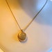 Vintage Locket Gold Filled Art Deco Round locket necklace