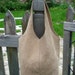 Tan Suede Handbag Tote