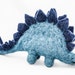 Felt Dino - Stegosaurus (Blue)