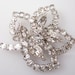 RESERVED for miraro00 ---- Giant Stunning Weiss Rhinestone Leaf Brooch