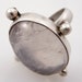 SALE ---- Vintage Sterling Size 6 3/4 Big Mystic Quartz Ring