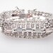 SALE --- Exceptional Cocktail or Wedding Rhinestone Five Row Braclet