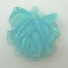 RESERVED for Natasha - Antique Opaline Blue Czech Glass Pendant