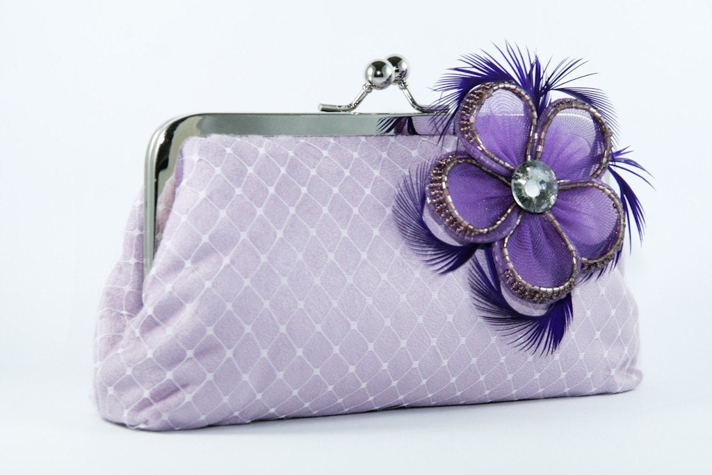 lilac purple purse